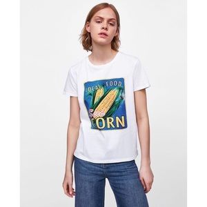 ZARA Corn T-shirt Small